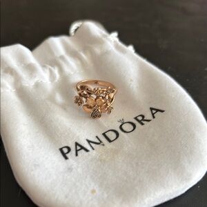 Pandora Rose Gold Blossom Ring